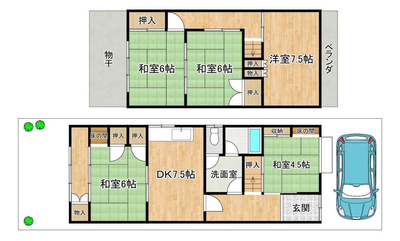 北区紫竹下芝本町